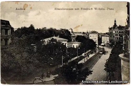 Aachen Elisenbrunnen mit Friedrich Wilhelm-Platz