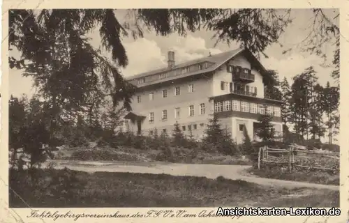 Ansichtskarte Warmensteinach Fleckl Fichtelgebirgsverein