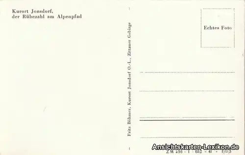 Jonsdorf der Rübezahl am Alpenpfad