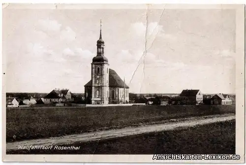 Ralbitz-Rosenthal Panorama mit Kirche