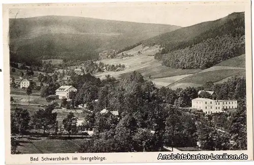 Bad Schwarzbach Blick von der Schotterkanzel