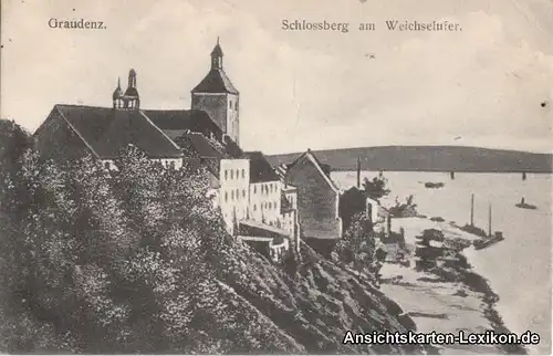 Graudenz Schloßberg am Weichselufer