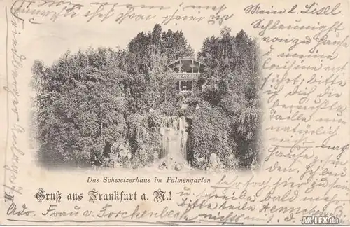 Frankfurt am Main Das Schweizerhaus im Palmengarten