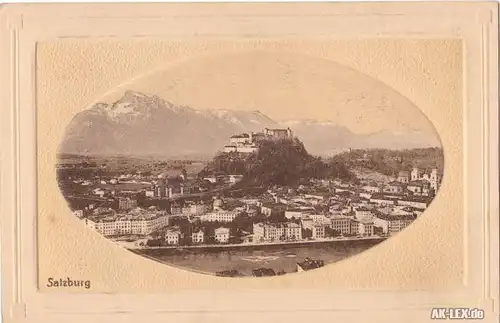 Salzburg Panorama - Reliefrahmen