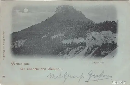 Königstein (Sächs. Schw.) Lilienstein