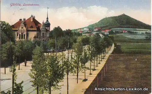 Görlitz Straße zur Landeskrone