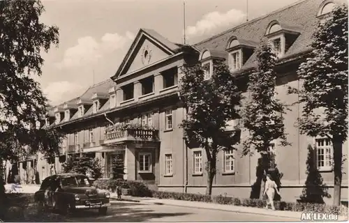 Bad Brambach Kurhotel Ansichtskarte Vogtland 1956