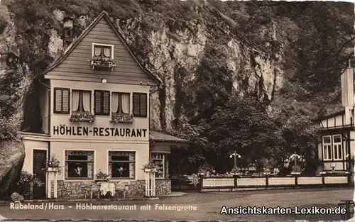 Rübeland Höhlenrestaurant mit Felsengrotte - Foto AK