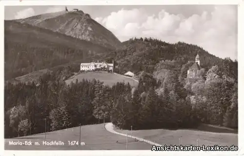 Siegsdorf Kloster Maria Eck mit Hochfelln