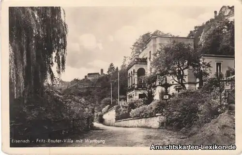 Eisenach Fritz Reuter Villa - Foto AK