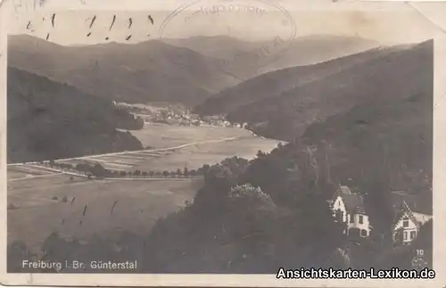 0 Günterstal - Panorama  Foto AK