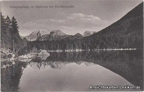 Ramsau Göllspiegelung im Hintersee bei Berchtesgaden
