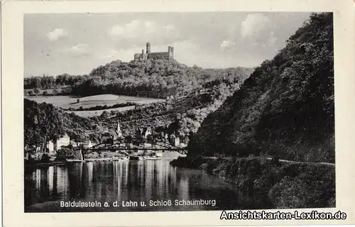 Balduinstein Panorama und Schloß Schaumburg