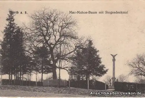 Wörth an der Sauer Mac-Mahon-Baum mit Siegesdenkmal