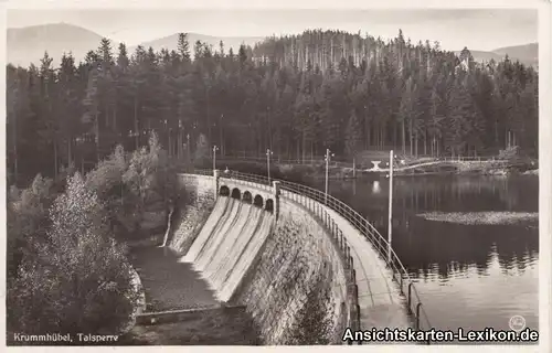 Krummhübel Talsperre - Foto AK