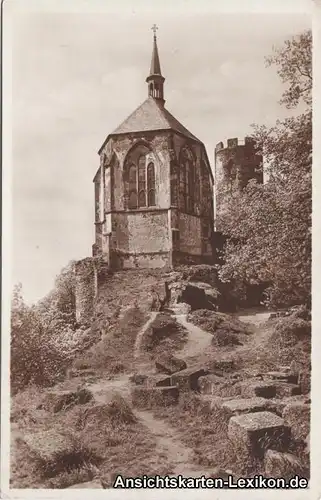 Schloßbösig Burgruine -Kapelle