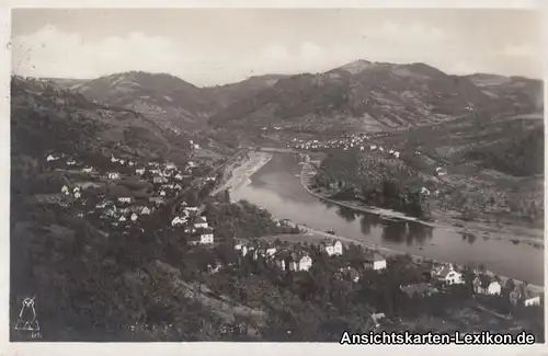 Salesel Panorama im Elbtal - Foto AK