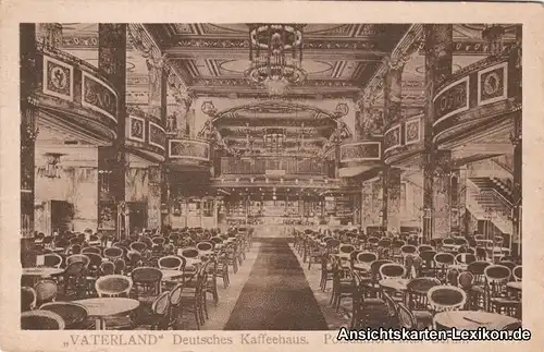 Berlin Kaffeehaus "Vaterland" - Potsdamer Platz - Saal Ansichtskarte 1922