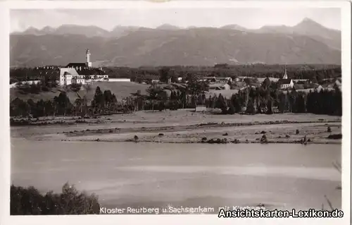 Sachsenkam Kloster Reurberg u. Sachsenkam mit Kirchsee