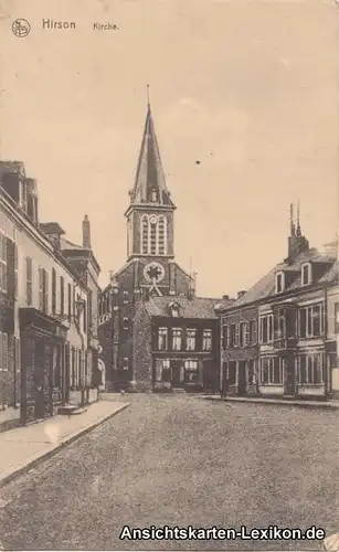 Hirson (Aisne) Kirche und Straße
