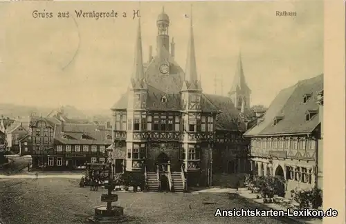 Wernigerode Rathaus und Markt