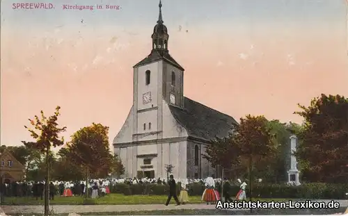 Burg (Spreewald) Kirchgang in Burg