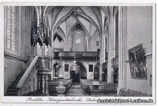 Rochlitz Kunigundenkirche - Südempore und Orgel