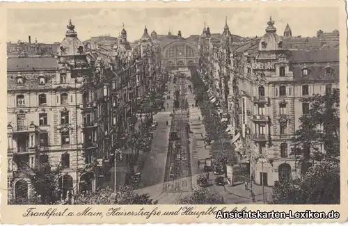 Frankfurt am Main Kaiserstraße und Hauptbahnhof