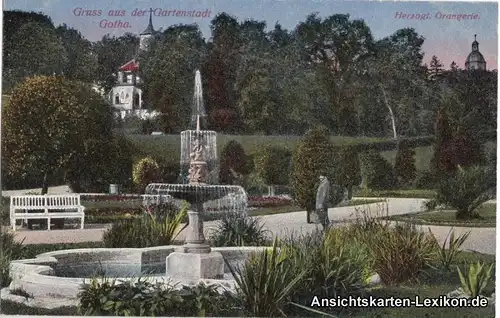 Gotha Gruß aus der Gartenstadt - Orangerie