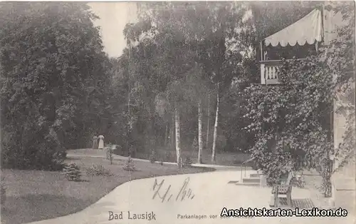 Bad Lausick Parkanlagen vor dem Kurpark