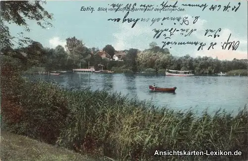 Eutin Blick vom Schloßgarten auf den Eutiner See