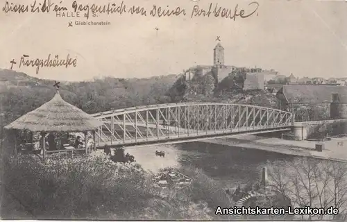 0 Giebichstein - mit Brücke