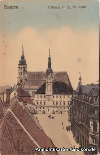 Bautzen Rathaus und Petrikirche