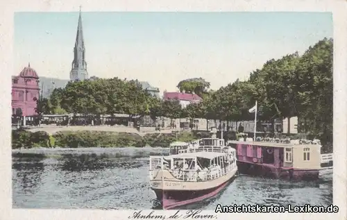 Arnheim Hafen mit Fähre (de Haven)