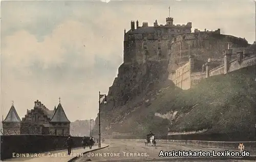 Edinburg Edinburgh Castle from Johnstone Terrace