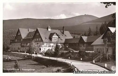 Brückenberg Teichmannbaude - Foto AK