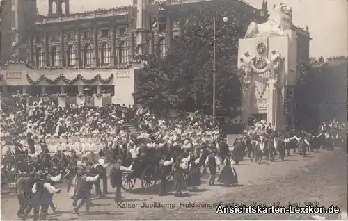 Wien Kaiser-Jubiläums Huldigungs-Festzug 12. Juni 1908 -