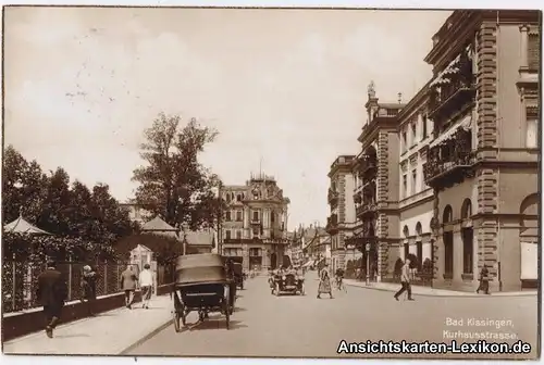 Bad Kissingen Kurhausstraße - Foto AK