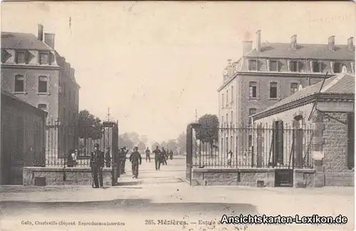 Charleville-Mézières Eingang zur Kasernen Ardennen Ardennes CPA 1908