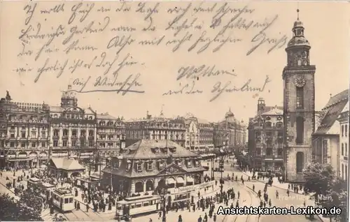 Frankfurt am Main Hauptwache - Foto Ansichtskarte 1933