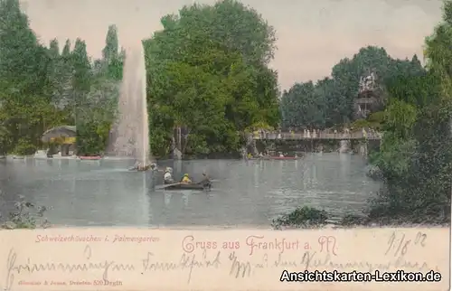 Frankfurt am Main Schweizerhäuschen im Palmengarten - co