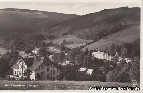 Bad Schwarzbach Panorama - Foto AK