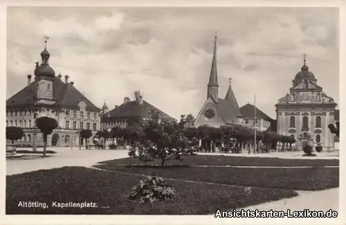 Altötting Kapellenplatz - Foto AK