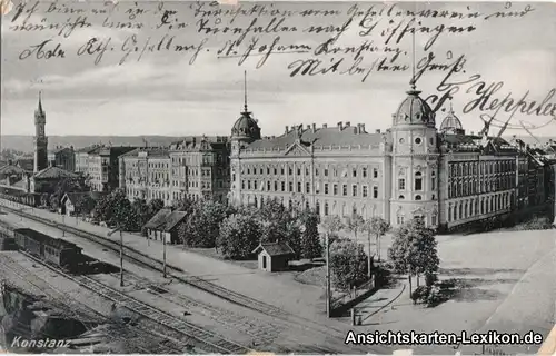 Konstanz Post- und Bahnhofsgebäude