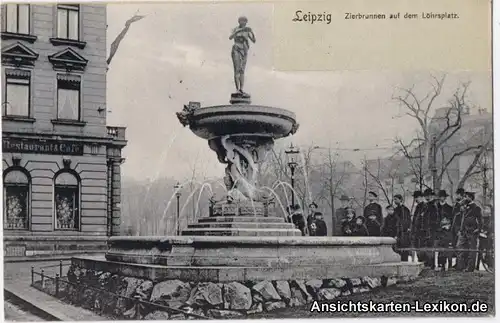 Leipzig Zierbrunnen auf dem Löhrsplatz