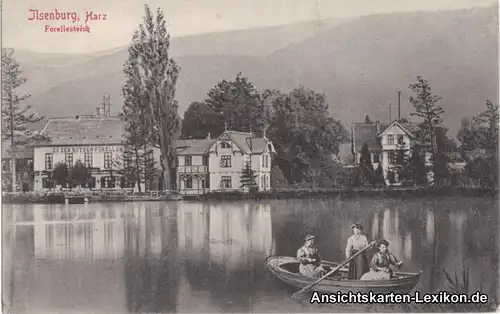 Ilsenburg (Harz) Gasthaus  "Zu den Rothen Forellen" Fore