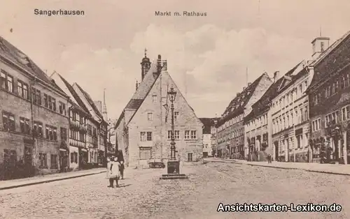 Sangerhausen Markt und Rathaus