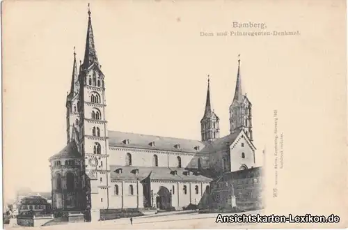 Bamberg Dom und Prinzregenten-Denkmal