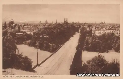 München vom Maximilaneum aus