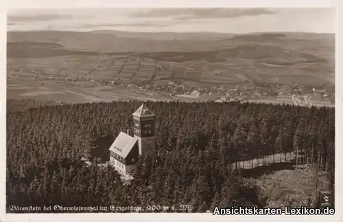 Oberwiesenthal Bärenstein mit Berhotel - Luftbild